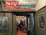 Interior of the Arnine Vestibule while the train is stopped at 2nd Ave Sta 